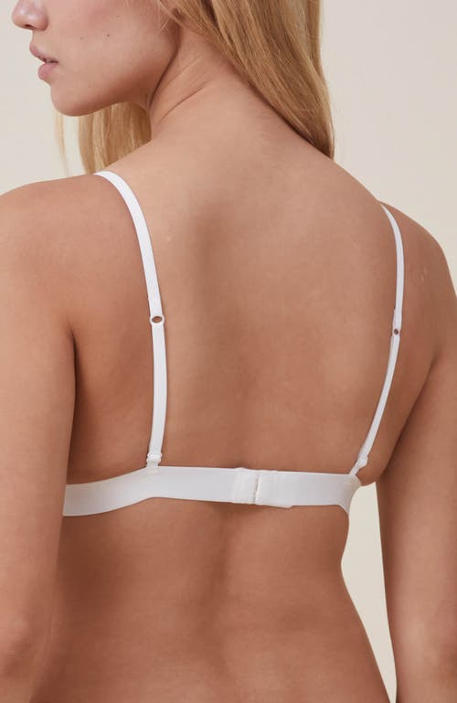 Shop Cotton On Body Everyday Lace Triangle Padded Bralette In Cream