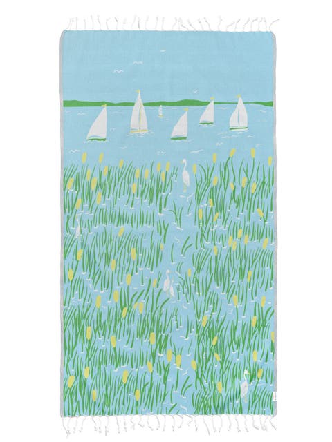 Oversized 37" x 71" Preppy Turkish Beach Towel by Ramus & Co