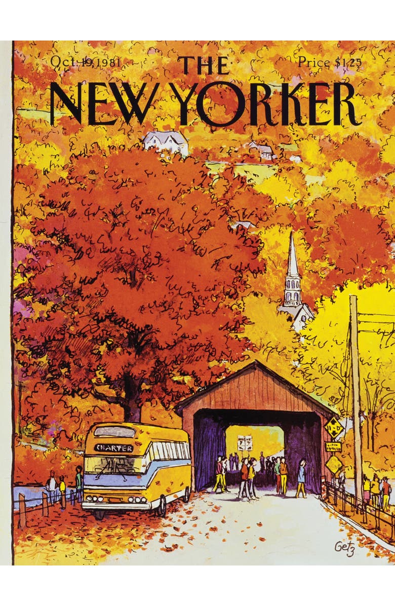 NEW YORK PUZZLE COMPANY Covered Bridge 1000 Piece Puzzle, Alternate, color, NO COLOR