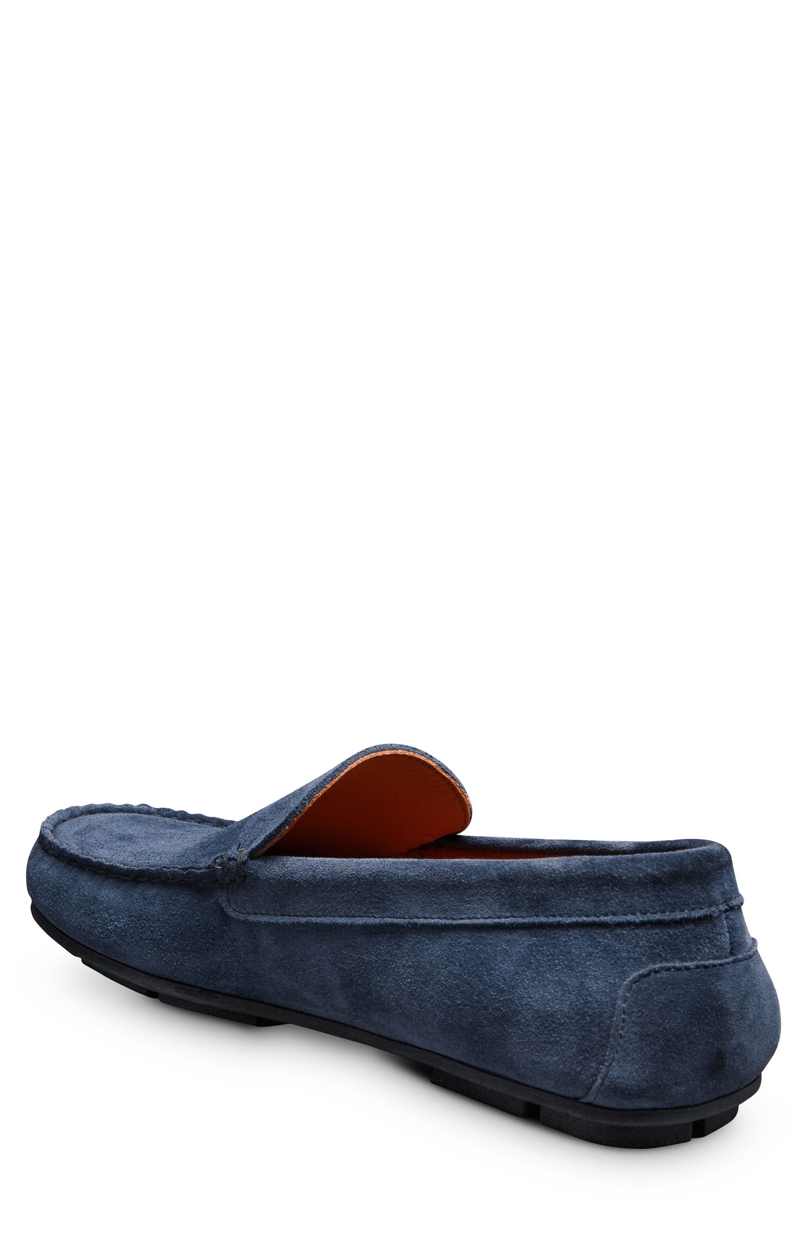 Santiago Driving Loafer, Alternate, color, NAVY