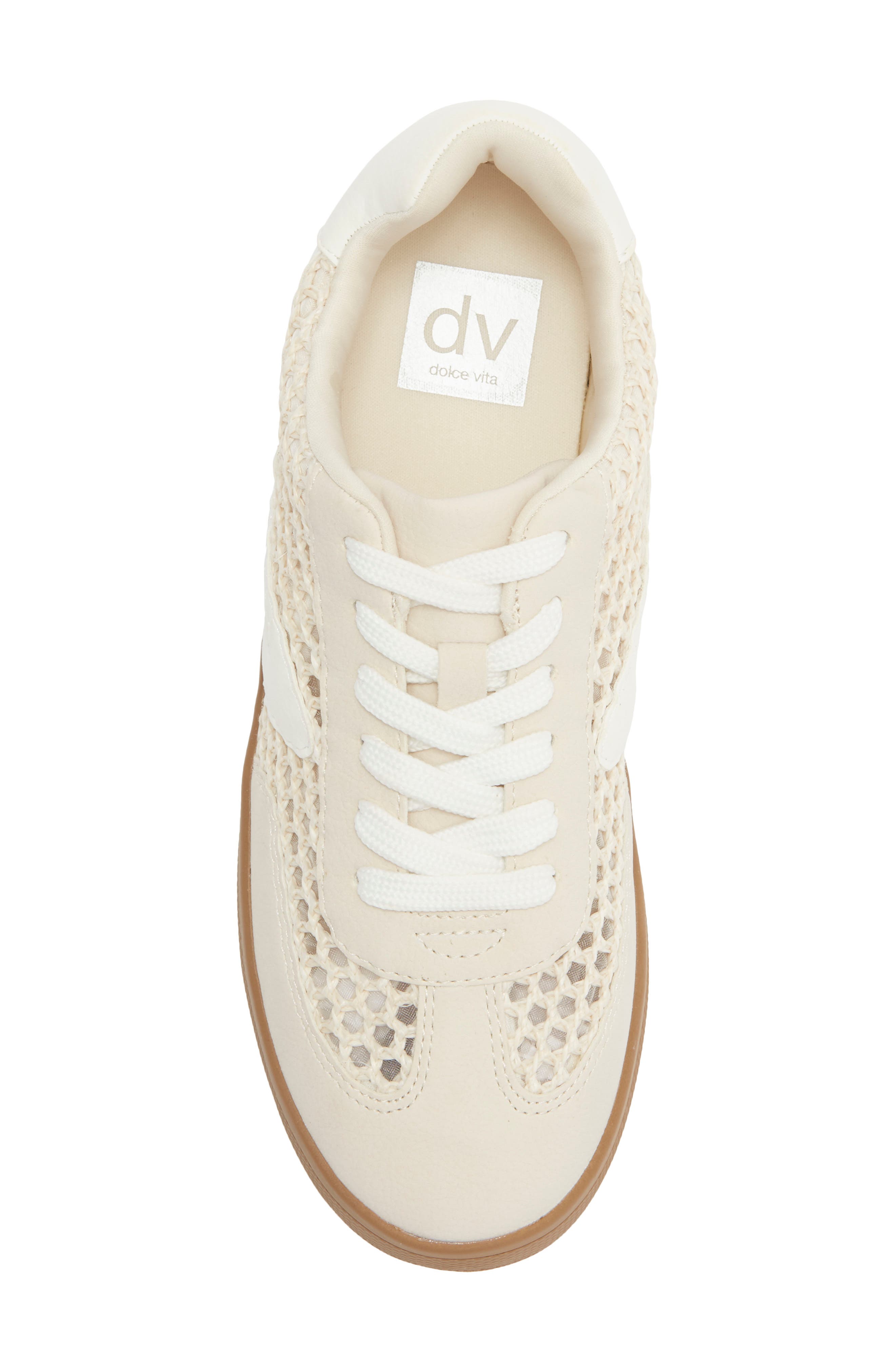 DV by Dolce Vita Voyage Sneaker, Alternate, color, Off White Raffia