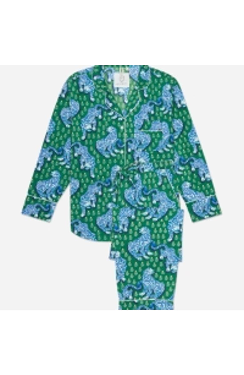 Printfresh Long PJ Set, Alternate, color, Green Juice