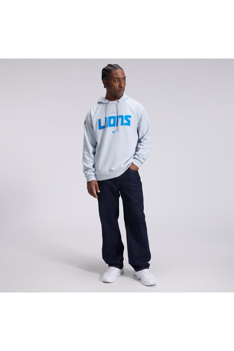 Men's Nike  Silver Detroit Lions 2026 Rivalries Collection Dri-FIT Pullover Hoodie, Alternate, color, Silver