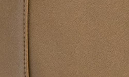 Michael Kors Oversize Leather Blazer In Husk