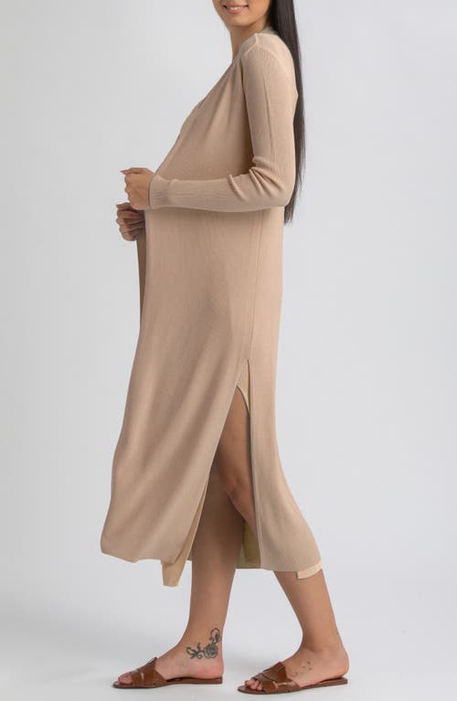 Pietro Brunelli Maternity Longline Side Slit Maternity Cardigan