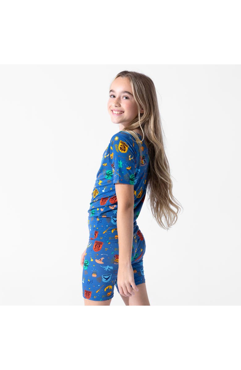 Bellabu Bear House Pride Kids 2-Piece Short Sleeve & Shorts Pajama Set, Alternate, color, House Pride