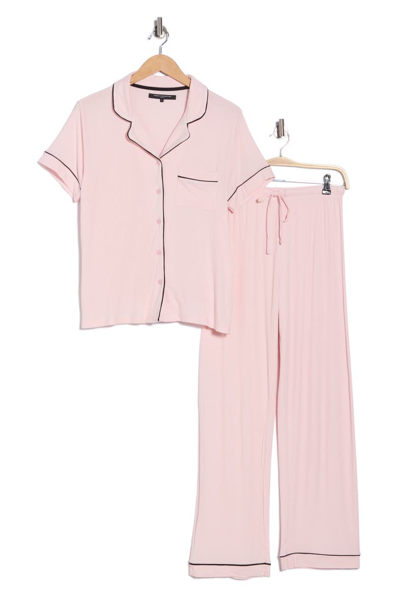 Piped Pajamas, Alternate, color, HEAVENLY PINK