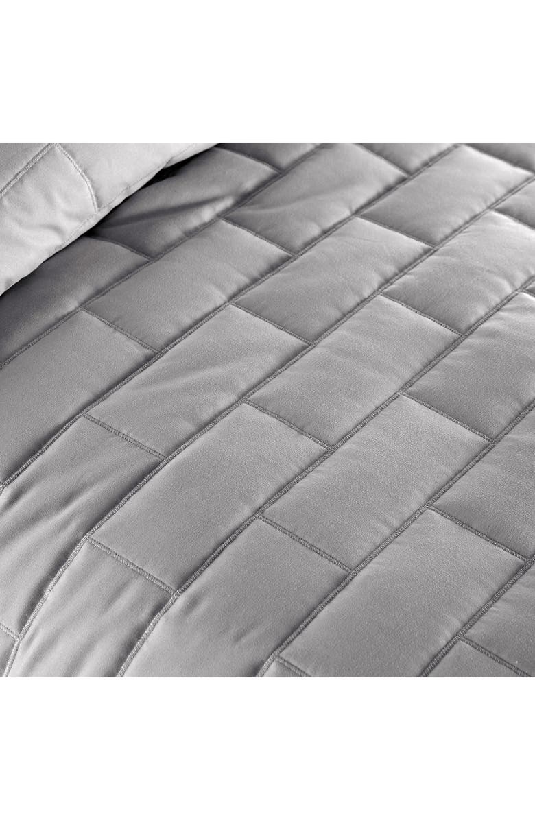 SOUTHSHORE FINE LINENS Premium Collection Vilano Brickyard Quilt Set, Alternate, color, Grey