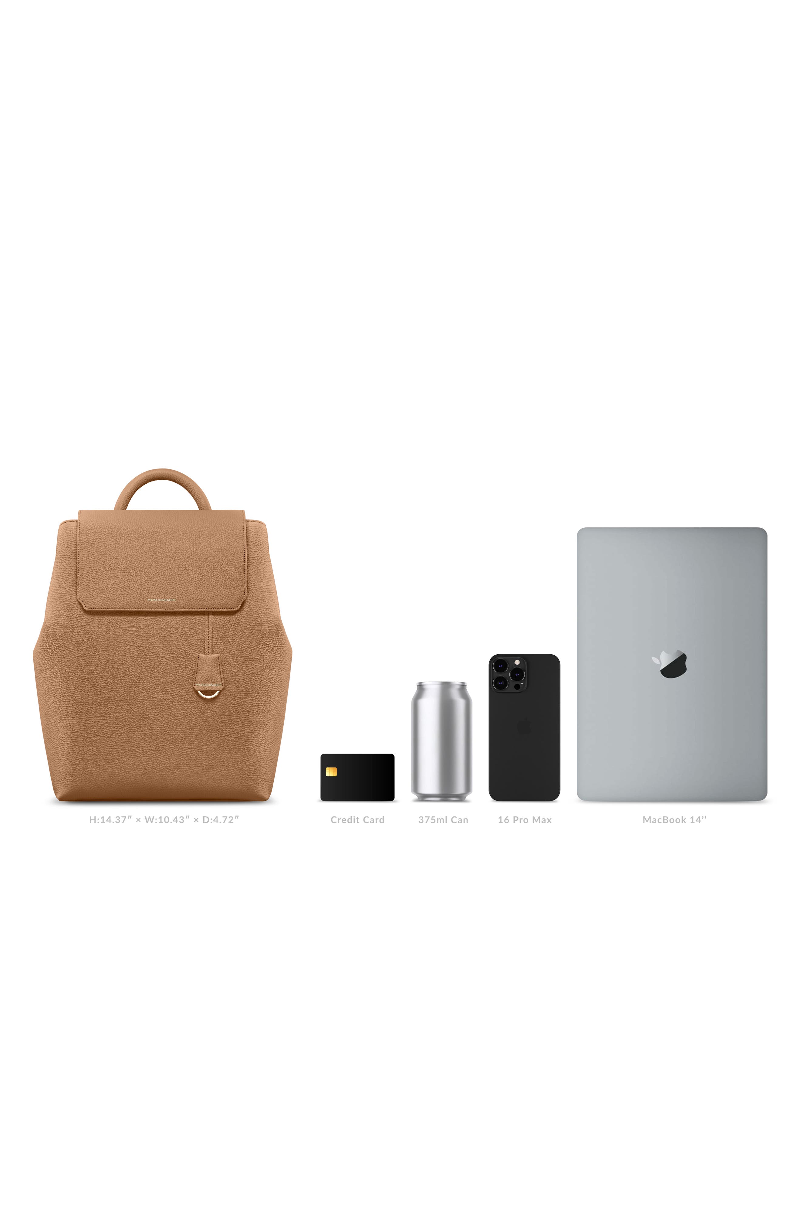 The Medium Soft Backpack, Alternate, color, Sandstone Brown