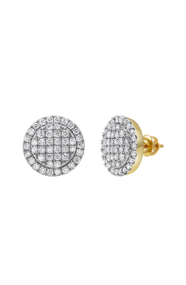LuvMyJewelry Dulce Deluxe 14K Yellow Gold Diamond Stud Earrings - 1.68ct., Main, color, 14K Yellow Gold