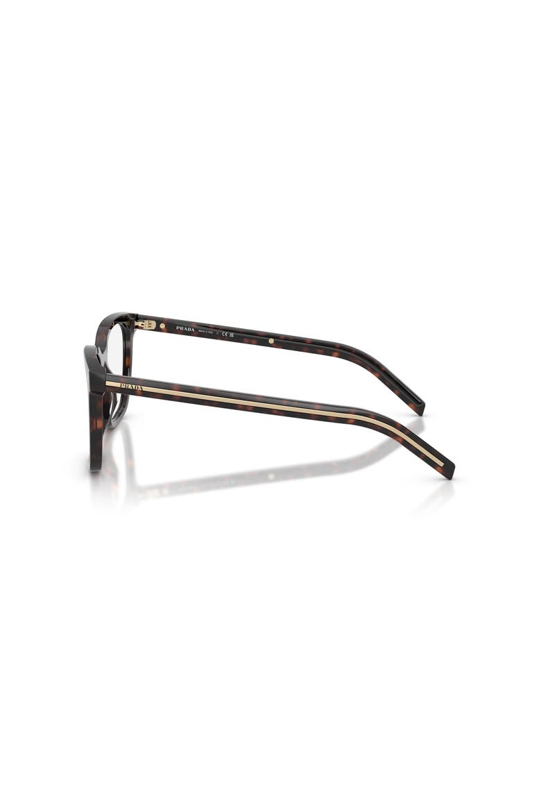 52mm Rectangle optical glasses, Alternate, color, Tortoise