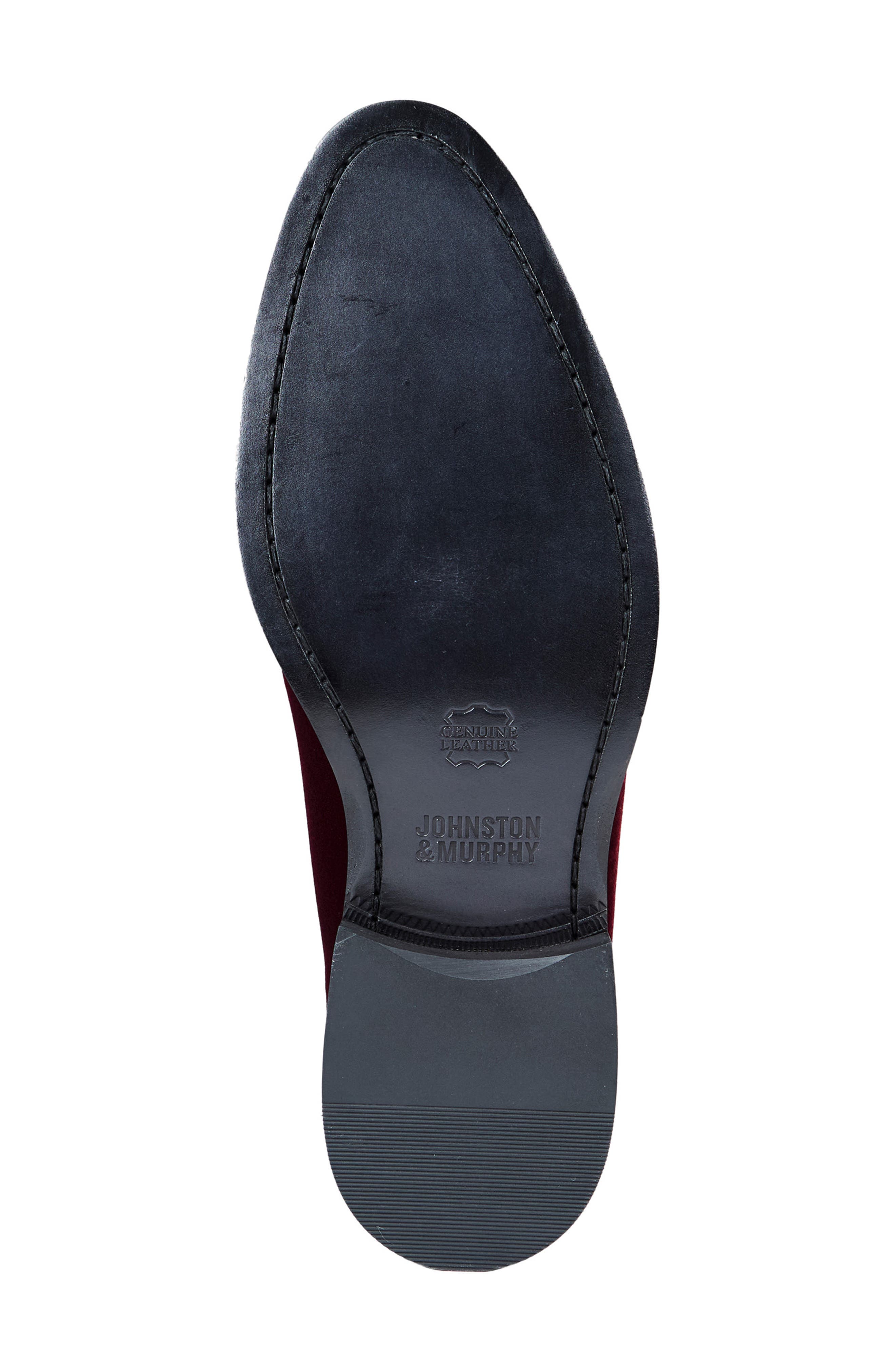 Johnston & Murphy Gavney Slip-On Loafer, Alternate, color, Burgundy Velvet