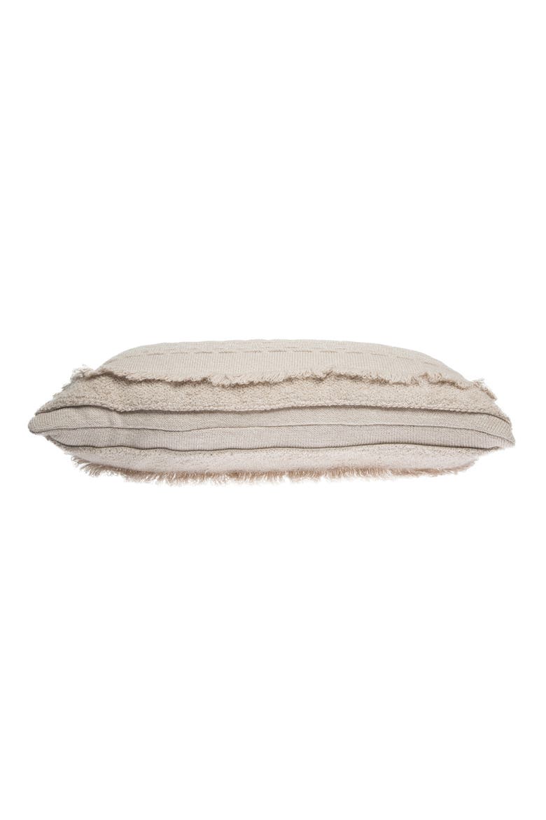 Air Dune Knit Accent Pillow, Alternate, color, NATURAL