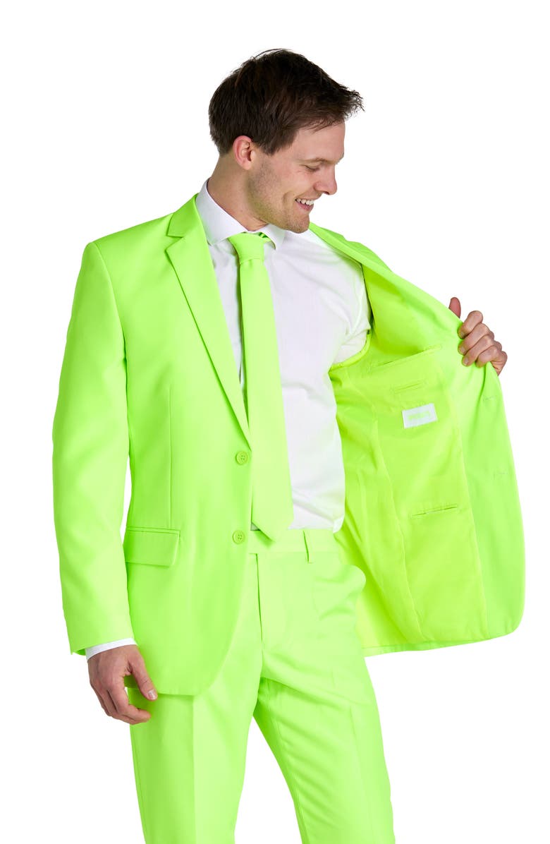 OppoSuits Neon Lucky Lime 3-Piece Tuxedo Set, Alternate, color, Green
