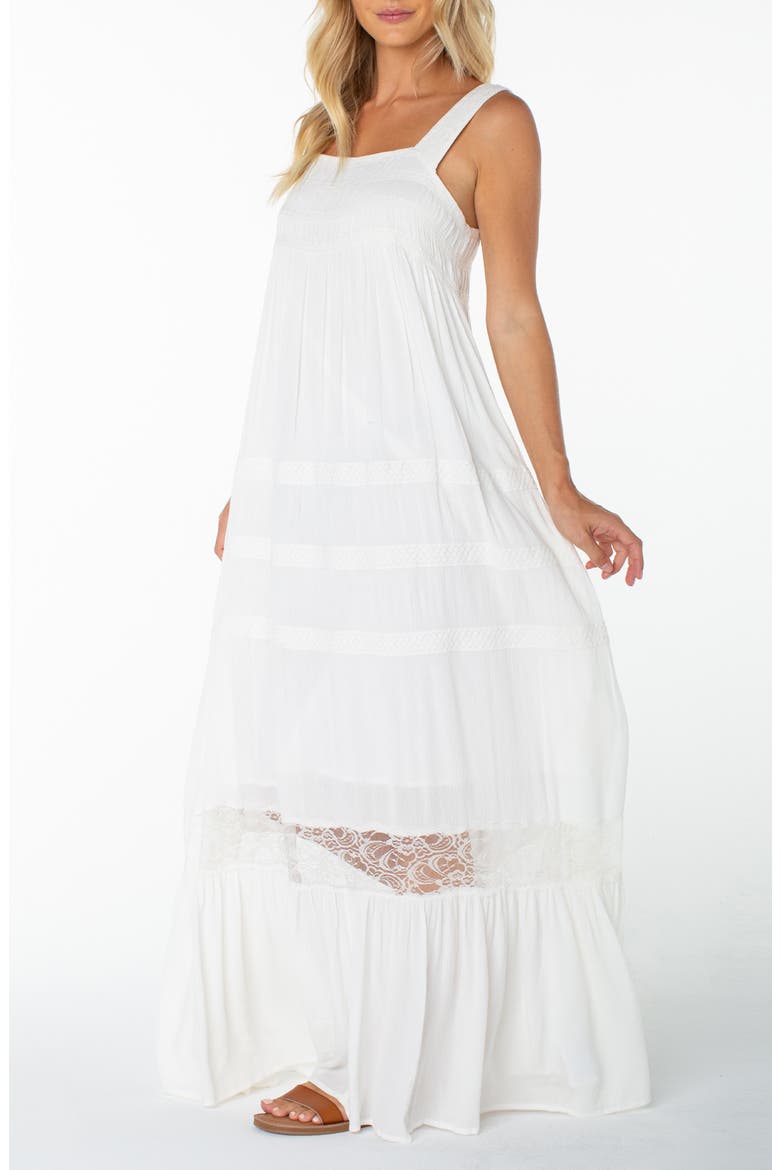 Summer Wind Maxi Dress, Alternate, color, COCONT MLK