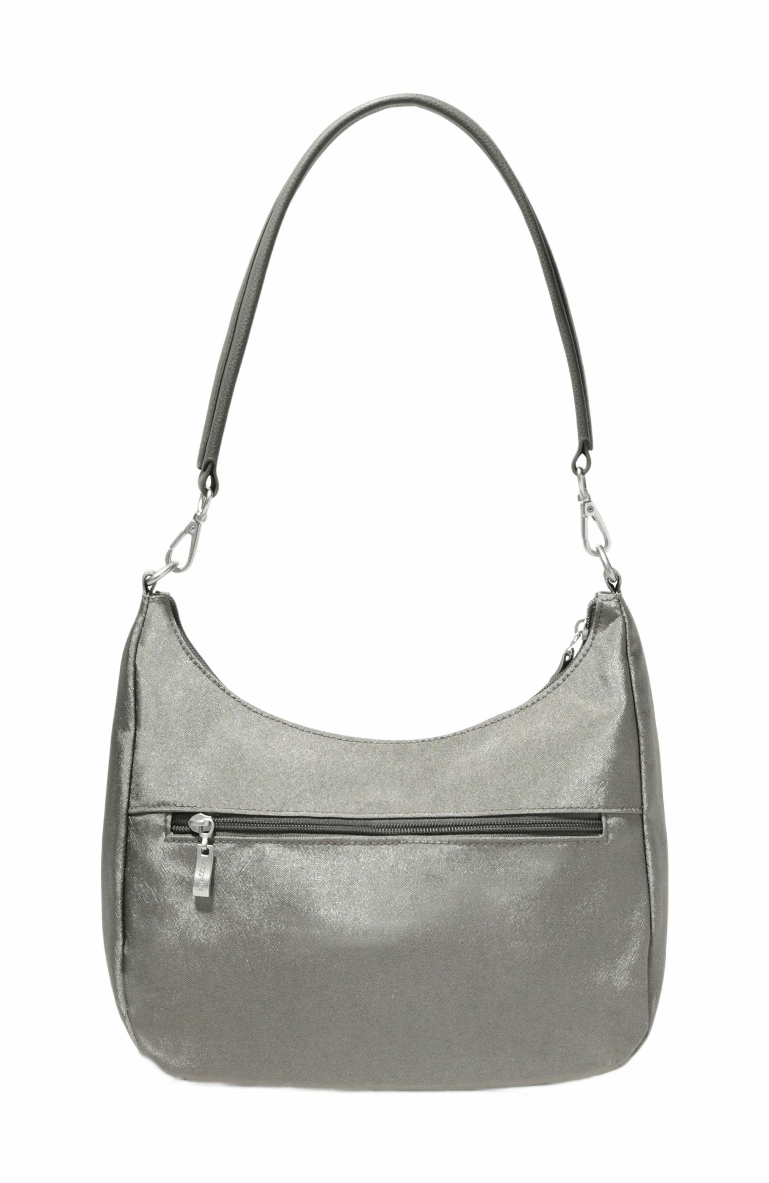 BAGGALLINI Modern Pocket Half Moon Shoulder Bag, Alternate, color, Sterling Shimmer