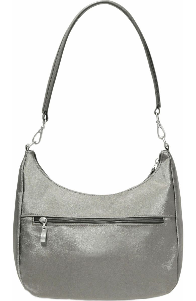 BAGGALLINI Modern Pocket Half Moon Shoulder Bag, Alternate, color, Sterling Shimmer