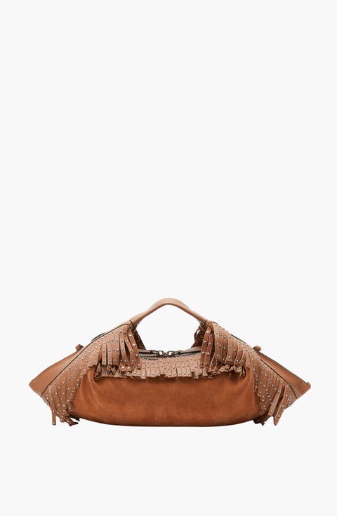 Luna Suede Fringe Mini Bag