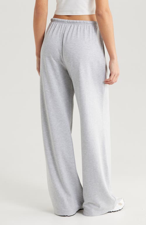 Abound Wide Leg Sweatpants In Grey Soft Heather