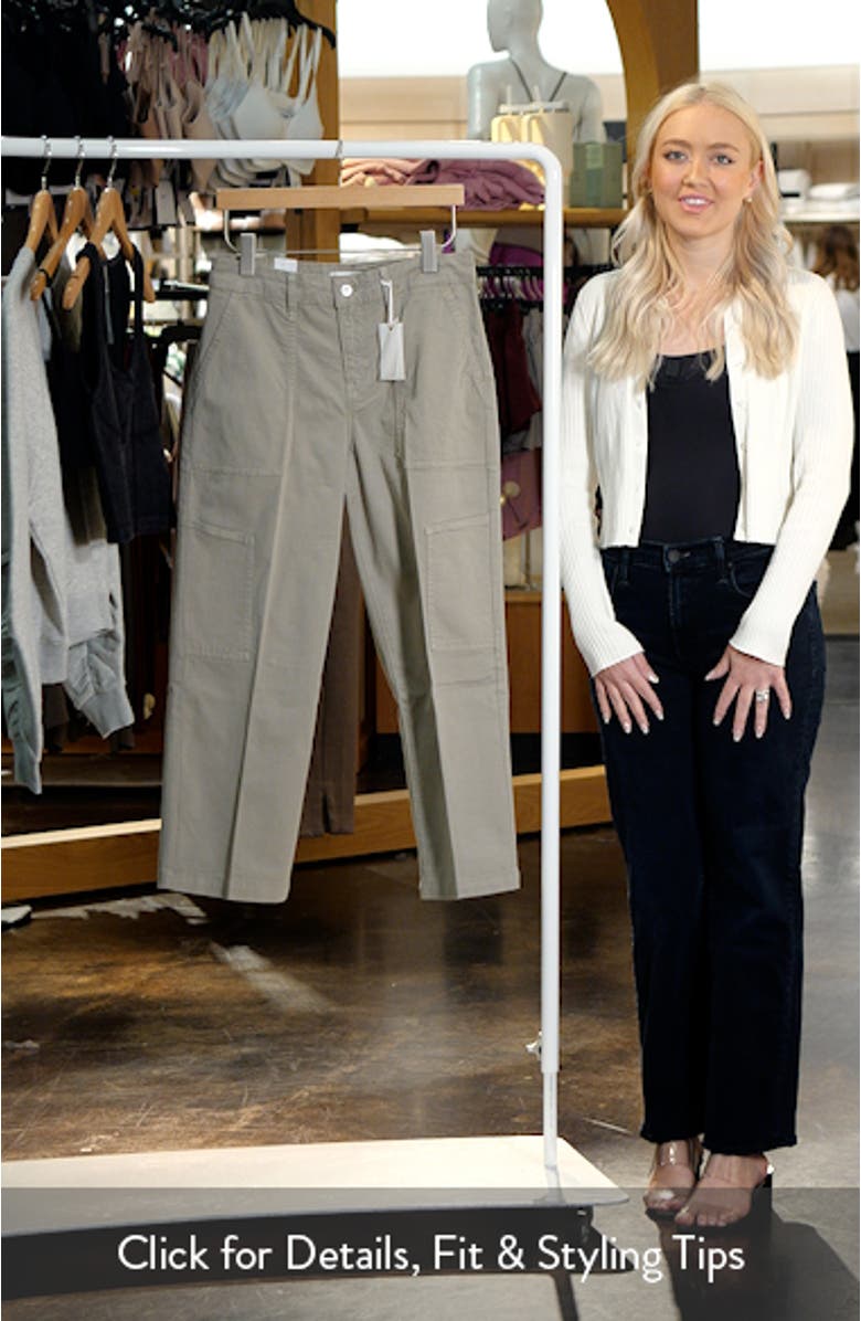 Crop Twill Cargo Pants, sales video thumbnail
