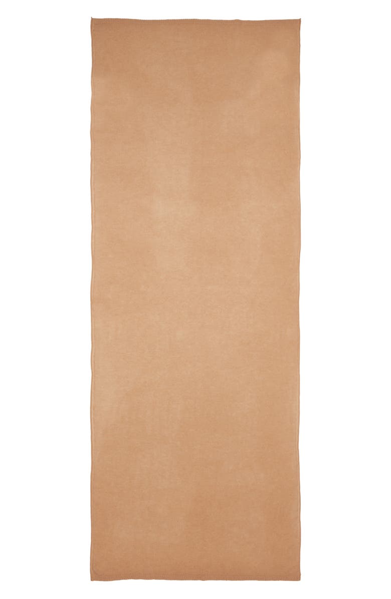 Nordstrom Cashmere Scarf, Alternate, color, Tan Tannin