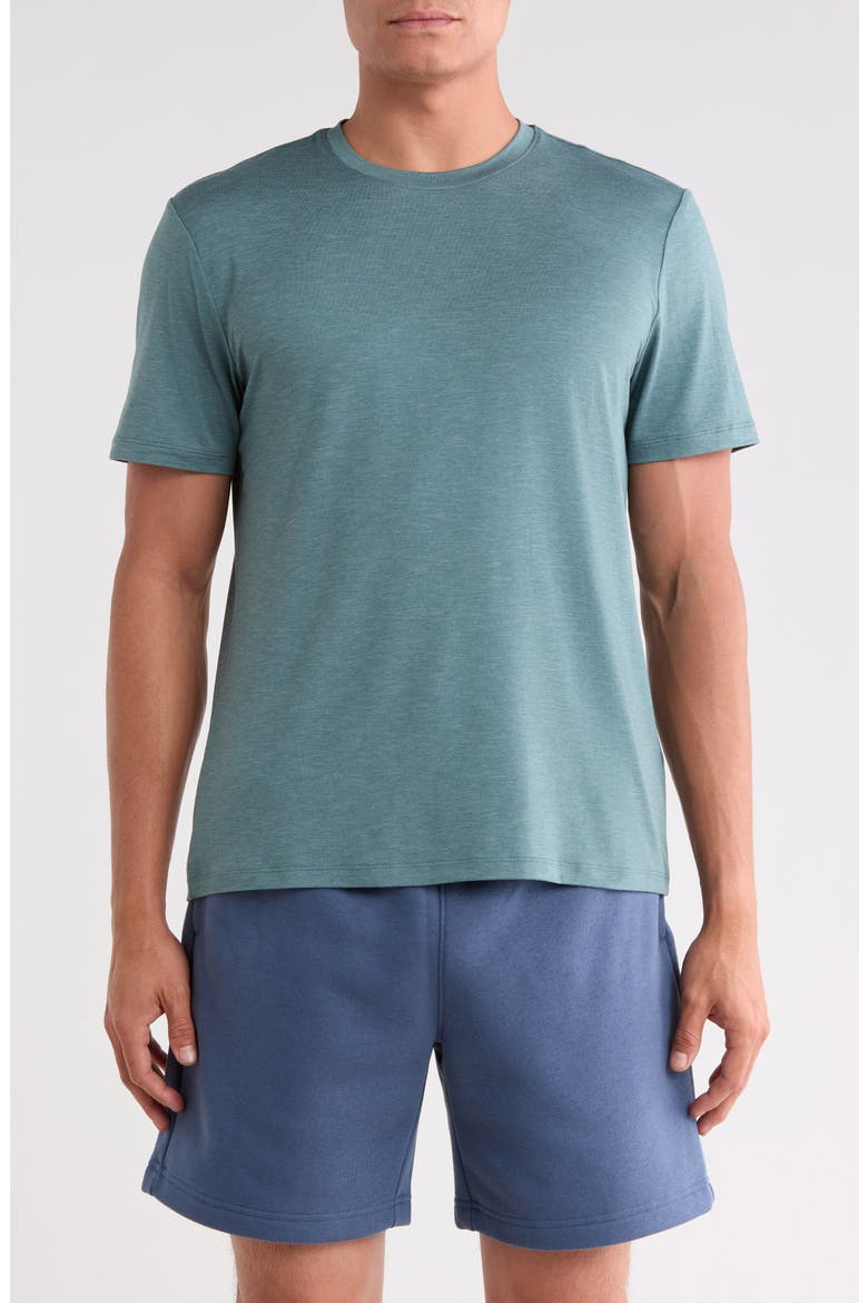 Energy T-Shirt, Main, color, TEAL TITANIC HEATHER