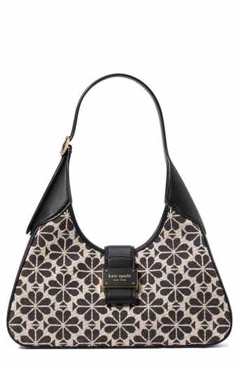 spade floral jacquard shoulder bag