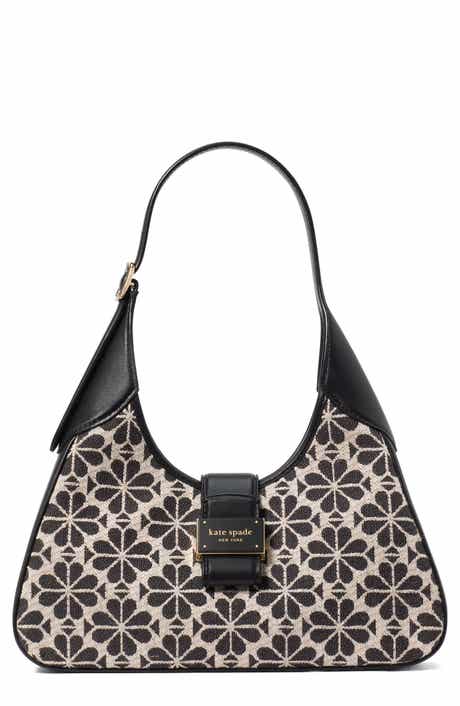 spade floral jacquard shoulder bag