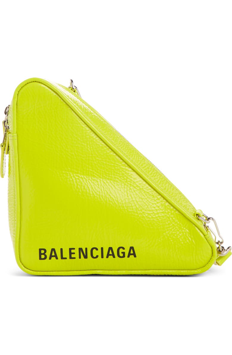 Balenciaga Triangle Calfskin Crossbody Bag, Main, color,