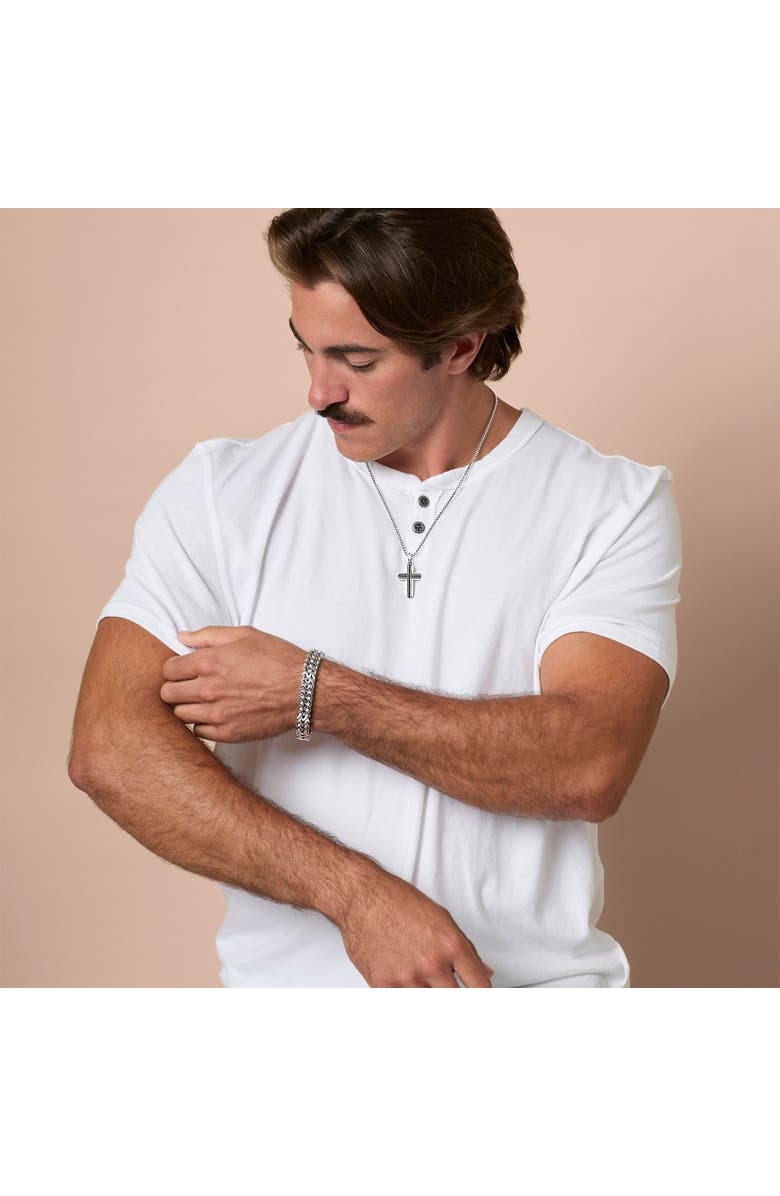 Lucky Brand Silver-Tone Box Chain Bracelet, Alternate, color, Silver