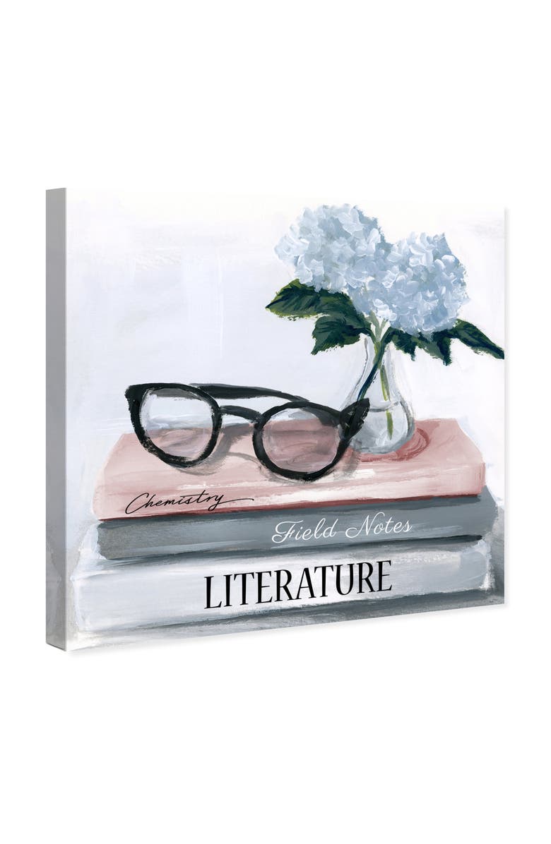 Wynwood Studio Fashion Books & Glasses Canvas Wall Art, Alternate, color, 