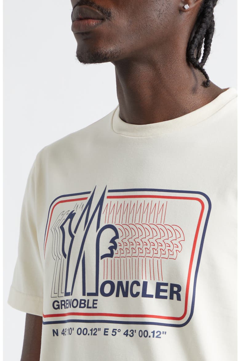 Logo Stretch Cotton Graphic T-Shirt, Alternate, color, SILK WHITE