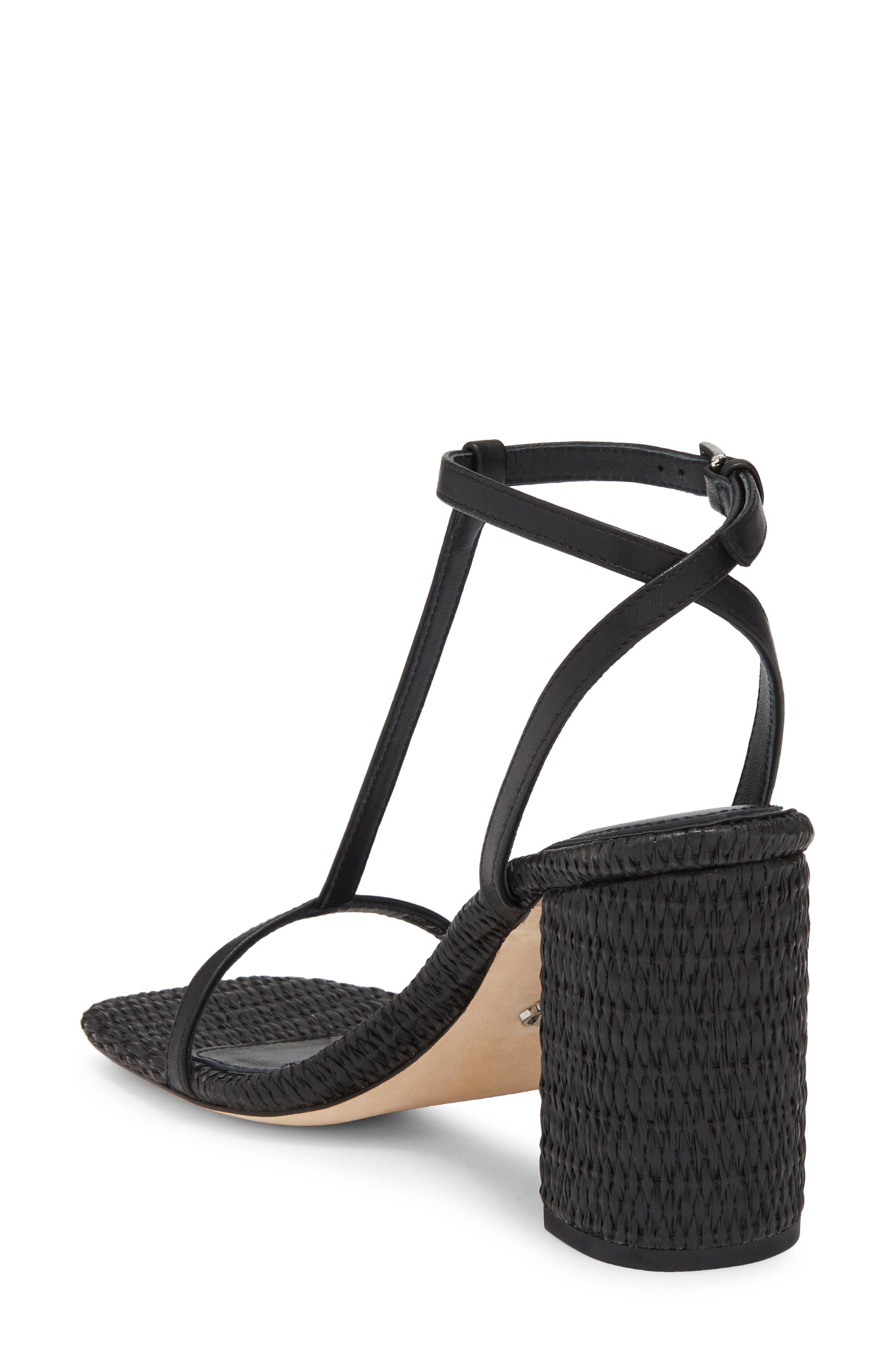 PAIGE Barrett Sandal, Alternate, color, Black