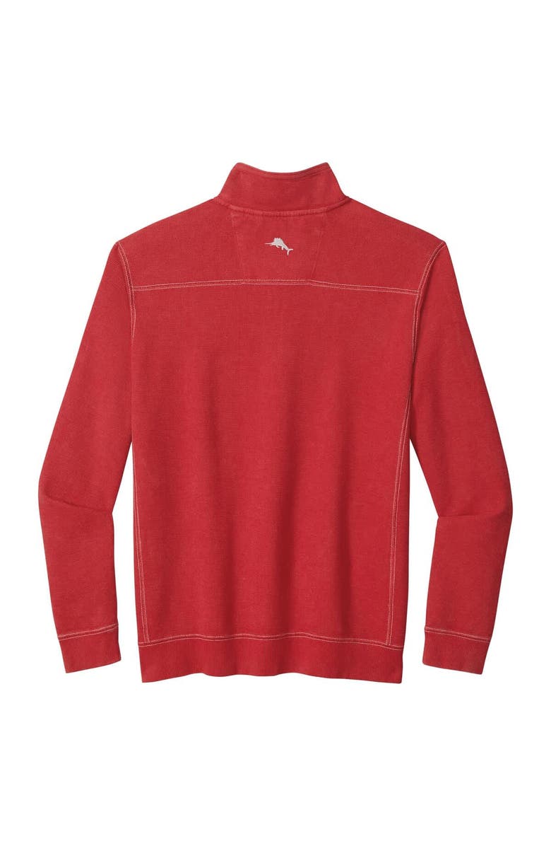 Tommy Bahama Men's Tommy Bahama Red Kansas City Chiefs Big & Tall Montego Bay Half-Zip Pullover, Alternate, color, Red