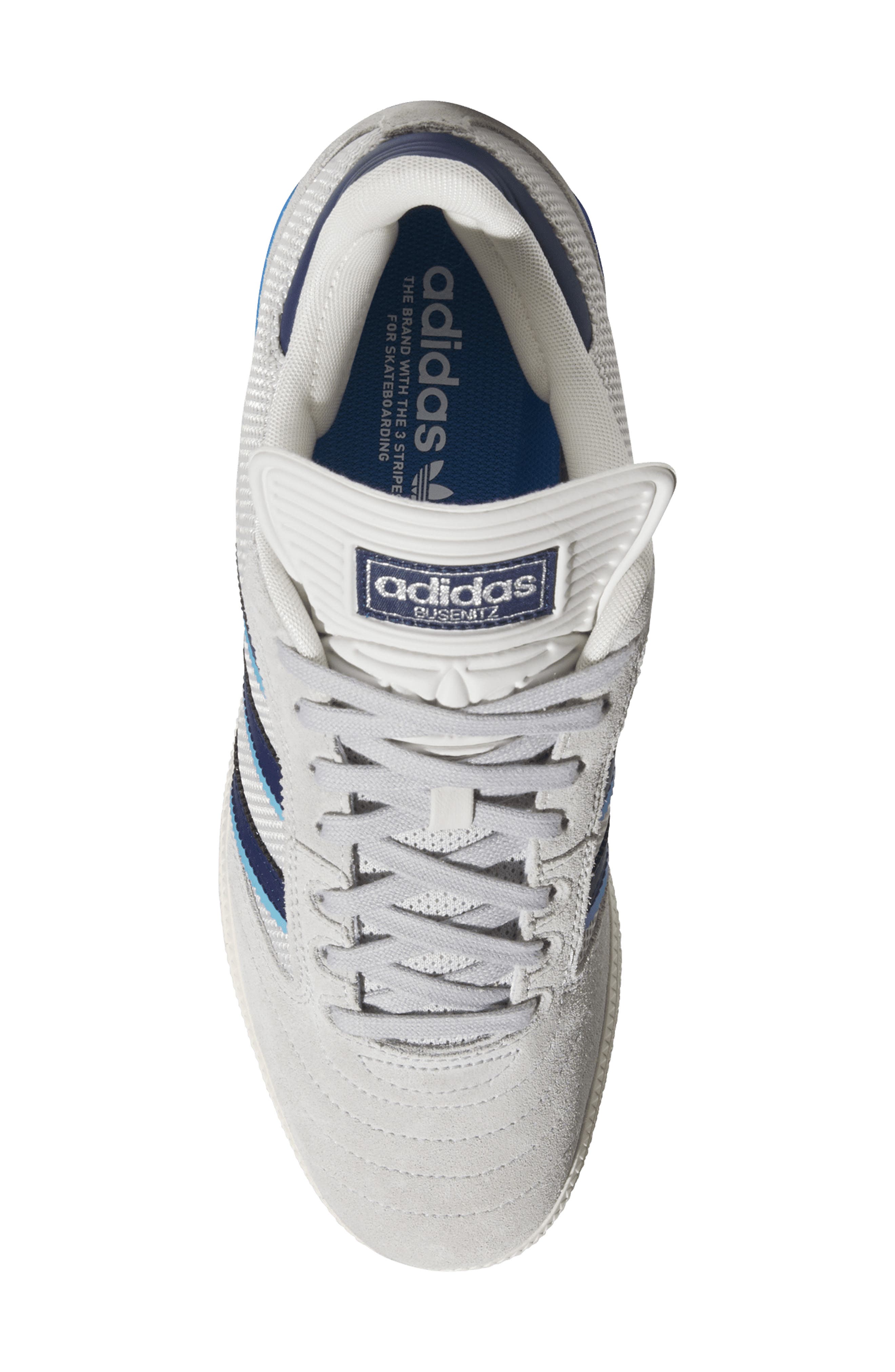 adidas Busenitz Skate Sneaker, Alternate, color, Grey Two/ Dk Blue/ Chalk White