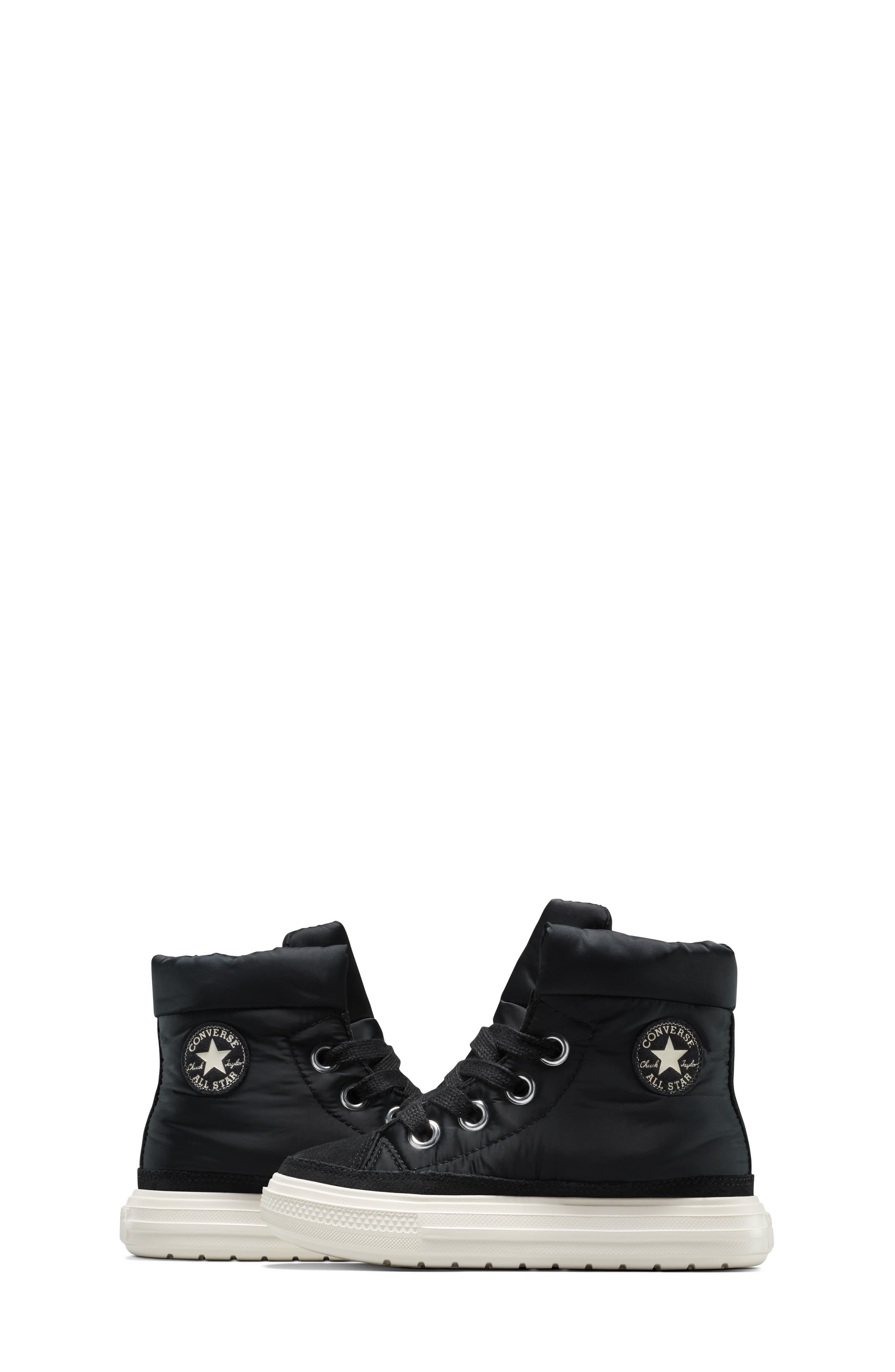 Converse Kids
 Chuck Taylor<sup
®</sup
 All Star<sup
®</sup
 Elements High Top Sneaker, Alternate, color, Black/ Egret/ Black