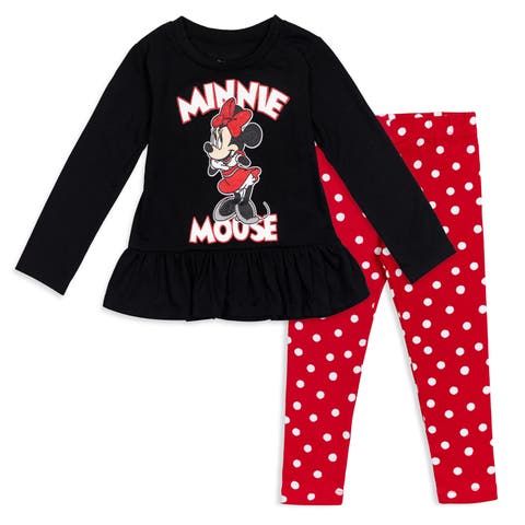 Long Sleeve T-Shirt & Leggings Set (Toddler, Little Kid & Big Kid)