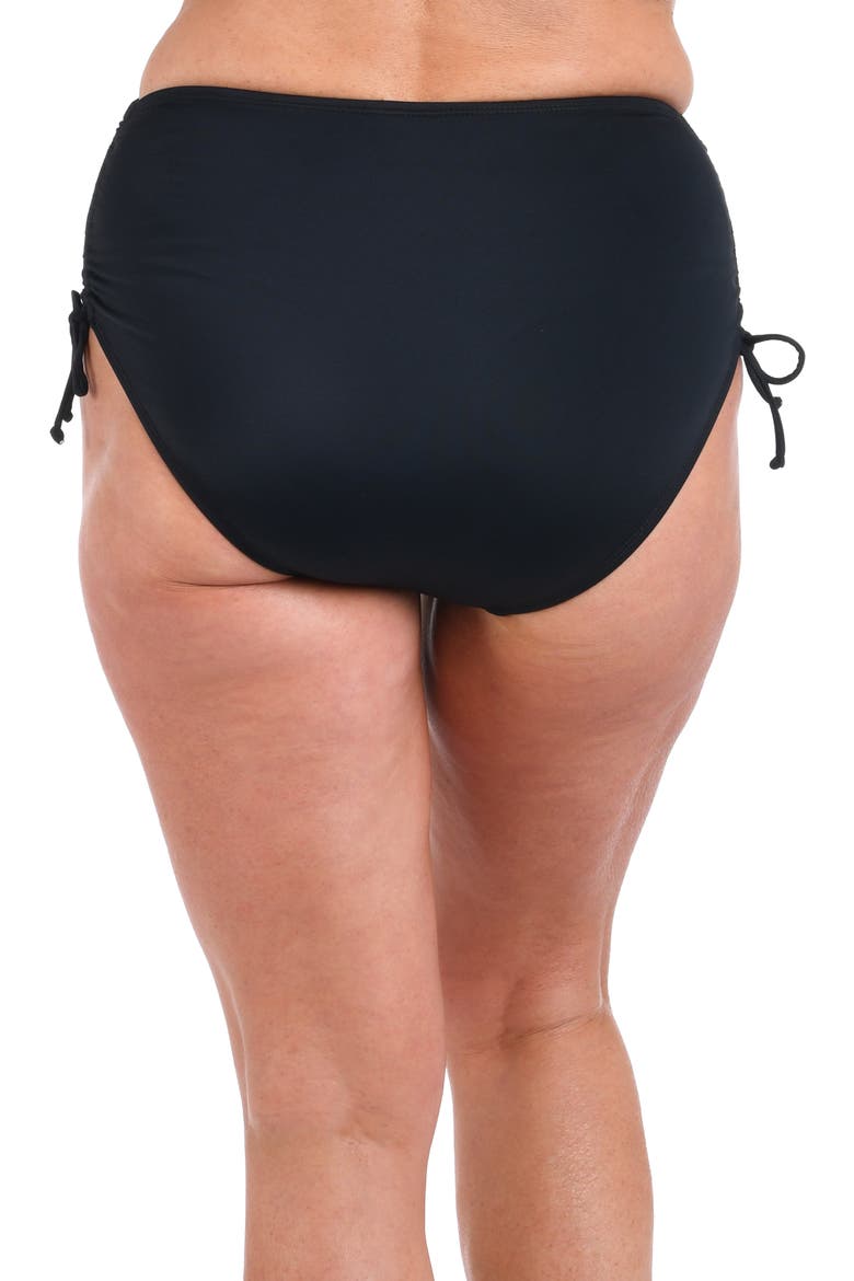 Full Coverage Side Tie Swim Briefs, Alternate, color, BLACK