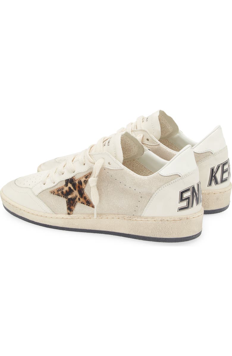 Golden Goose Ball Star Genuine Calf Hair Sneaker, Alternate, color, Platinum/ White/ Pony