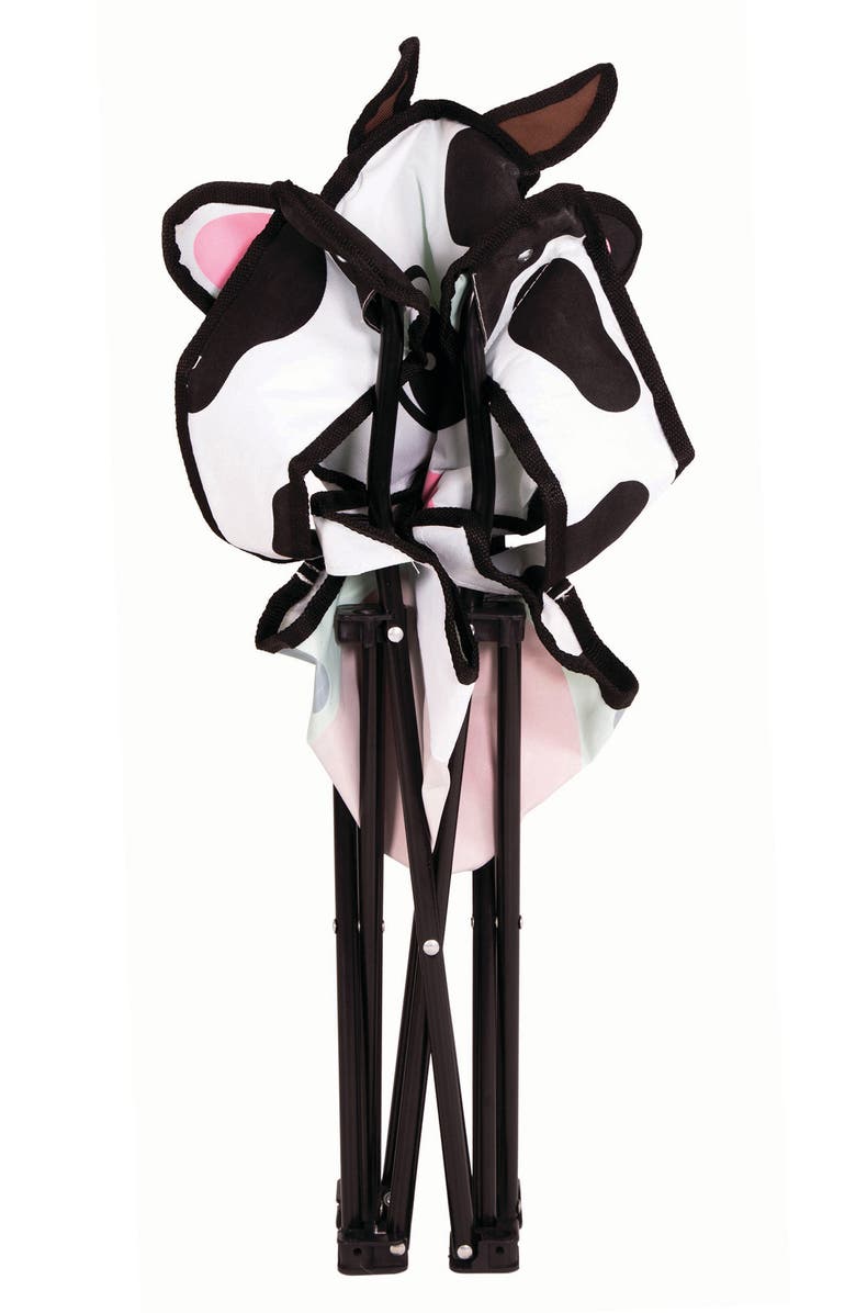 Pacific Play Tents Milky the Cow Camping Chair, Alternate, color, White Black Pink