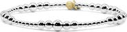 Bowood Lane Bliss Sterling Silver Beaded Bracelet