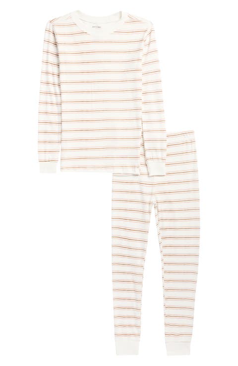 Kids' Print Fitted Cotton Two-Piece Pajama Set (Big Kid)