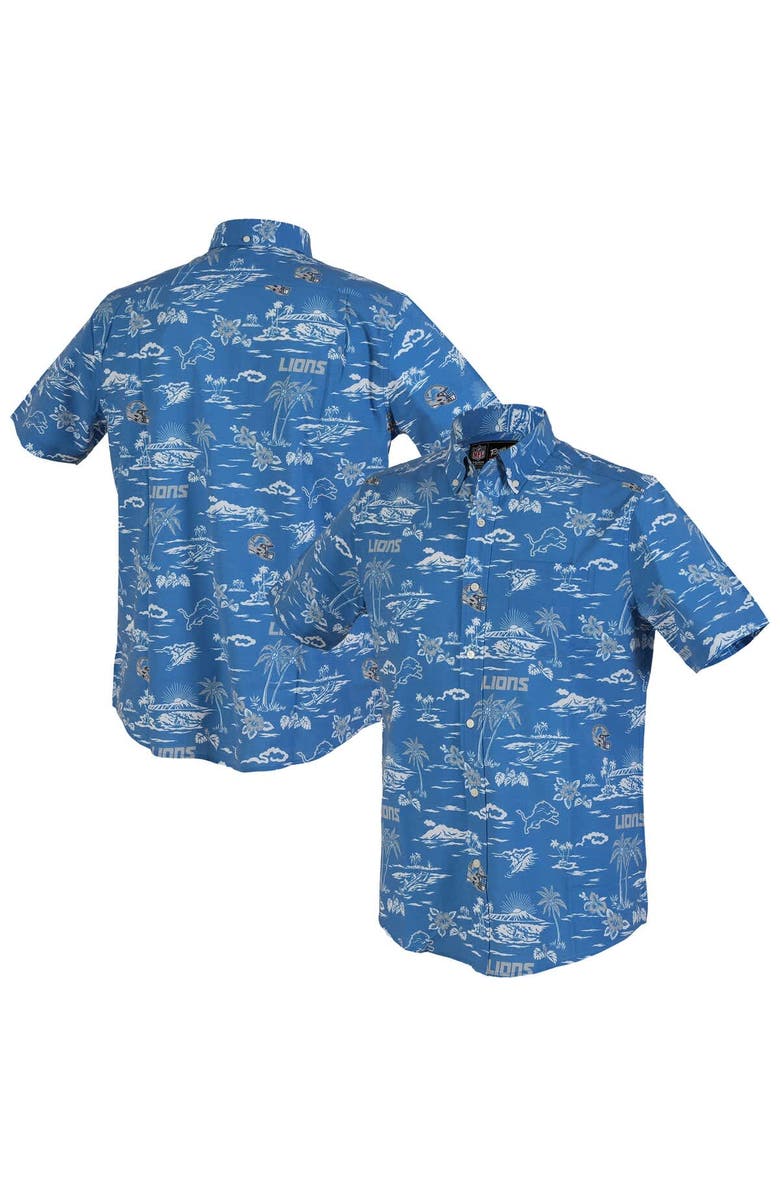 Reyn Spooner Men's Reyn Spooner Blue Detroit Lions Kekai Performance Button-Down Shirt, Main, color, Blue