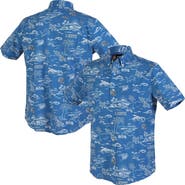 Reyn Spooner Men's Reyn Spooner Blue Detroit Lions Kekai Performance Button-Down Shirt