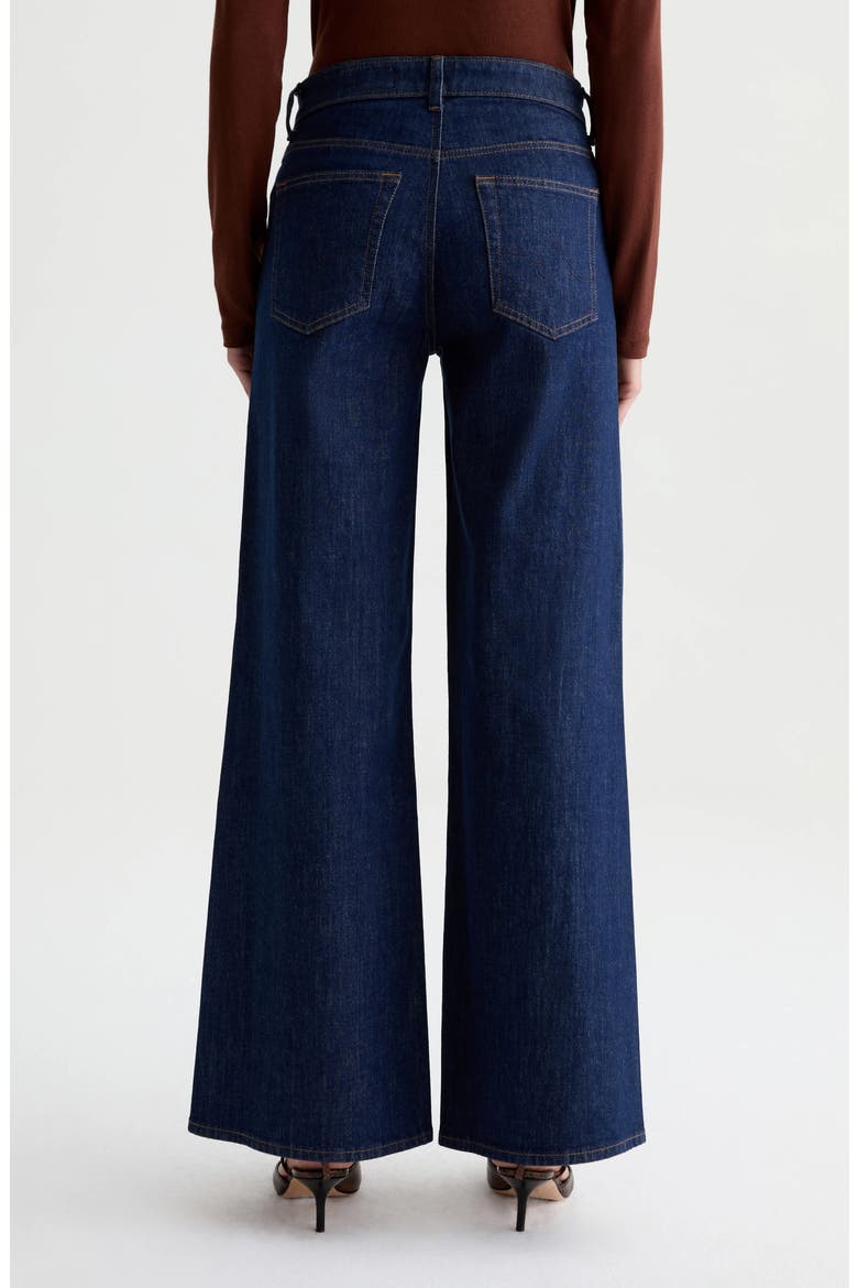 Saige Mid Rise Wide Leg Jeans, Alternate, color, AZURA