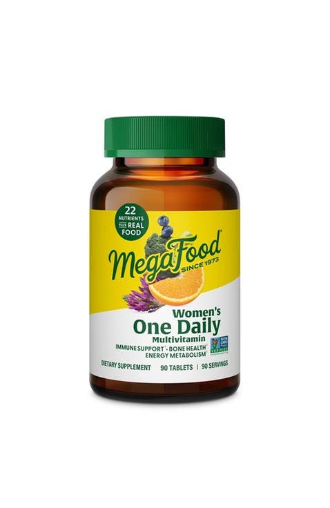 One Daily Multivitamin for Women for Energy Metabolism & Immune Support, Vegetarian, 90 Tablets