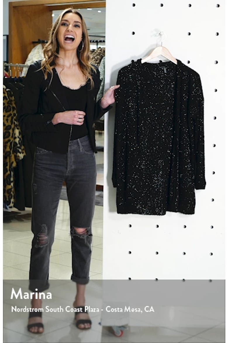 Metallic Eyelash Cardigan video