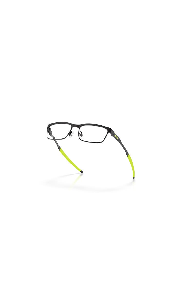 Oakley 48mm Rectangle optical glasses, Alternate, color, Black