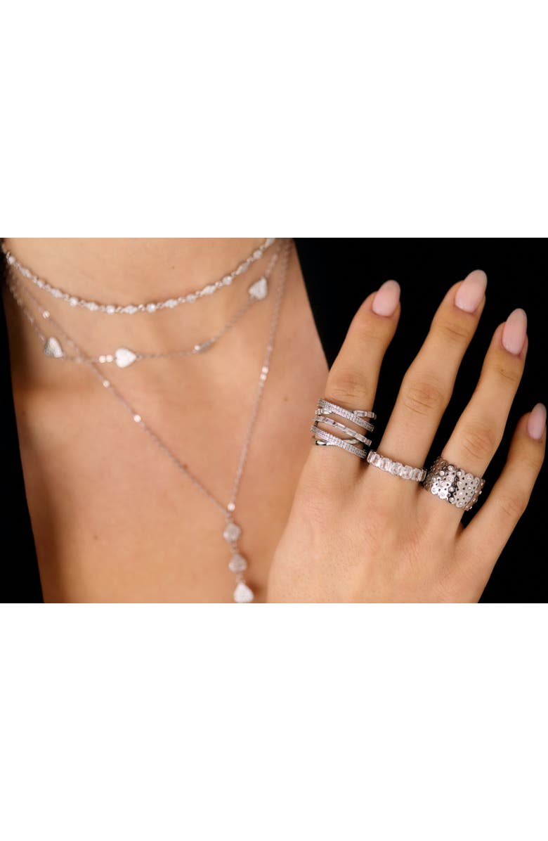 Mazin Jewels Gwen Ring, Alternate, color, Silver