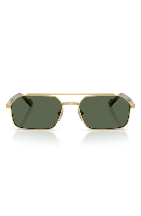 57mm Irregular Rectangular Sunglasses